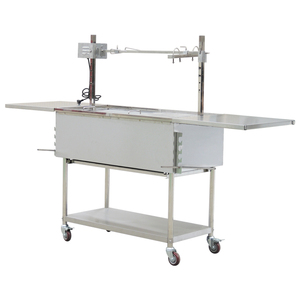 <span class=keywords><strong>Barbecue</strong></span> à <span class=keywords><strong>charbon</strong></span> de bois commercial en acier inoxydable robuste avec armoire et <span class=keywords><strong>cheminée</strong></span> <span class=keywords><strong>Barbecue</strong></span> espagnol - Product Image 2