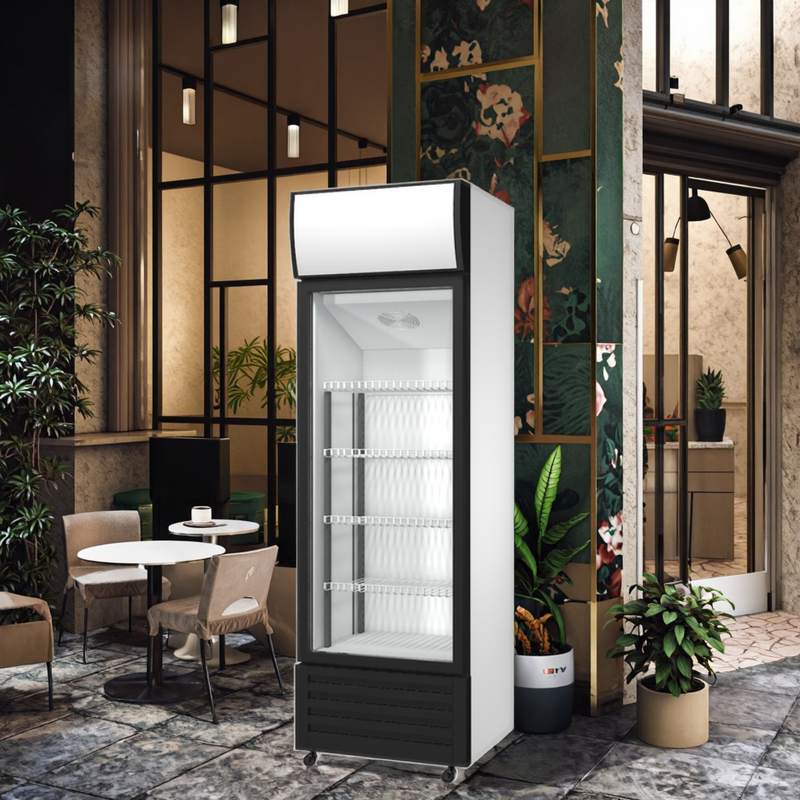 Refrigerator with Open Door Single Temperature