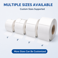 Fournisseur direct d'étiquettes thermiques TianYin Paper 100x50mm, étiquettes de codes-barres personnalisées pour emballage, production stable