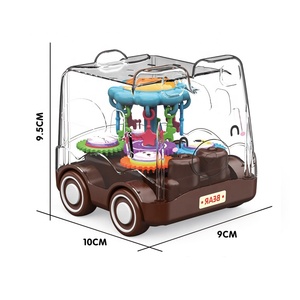 ITTL Little Gear Truck Toy Vehicle Car Custom Inertia Baby Small Pullback Road Car Toy - Product Image 1