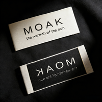 Étiquettes tissées personnalisées en gros haute densité, logo et forme sur mesure, écologiques, imperméables, MOQ 100 pièces pour vêtements et marques de luxe