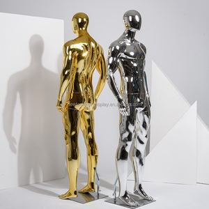 Maniquí Masculino <span class=keywords><strong>de</strong></span> Cuerpo Completo <span class=keywords><strong>de</strong></span> Oro y Plata <span class=keywords><strong>para</strong></span> Boutique, Material PP, Estilo Europeo, Postura <span class=keywords><strong>de</strong></span> Pie, <span class=keywords><strong>para</strong></span> Exhibición <span class=keywords><strong>de</strong></span> <span class=keywords><strong>Ropa</strong></span> Deportiva - Product Image 5