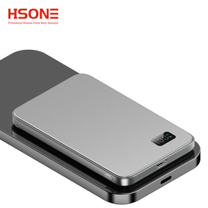 <span class=keywords><strong>Power</strong></span> <span class=keywords><strong>Bank</strong></span> Magnético Inteligente Ultra-Fino de Alumínio 15W para Celular, Relógio e Fones de Ouvido Portátil - Product Image 5