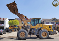 Hochwertiger SDLG955F 5-Tonnen-Schwerlast-Radlader für Bauarbeiten mit Weichai-Motor, Getriebe & Pumpe