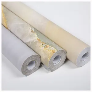 Jinyi kendinden yapışkanlı vinil mobilya için PVC mermer levha yapışkan kağıt dekor filmi su geçirmez duvar kağıdı
