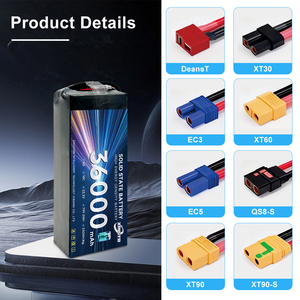 High Voltage Long Cycle Life Solid State Li-ion <b>Battery</b> 6S 22.2V 36000mAh for Industrial <b>Drone</b> - Product Image 4