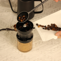 Kit de préparation de café vintage en métal de 600 ml avec moulin à café et sac de voyage – Prix compétitif