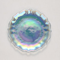 Moderne Licht Luxe Glazen Schaal Cloud Lace Design Ecologisch Microgolfbestendig Bord Fruitbord Parelmoer Moiré