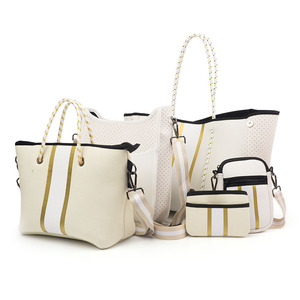 Sacs en gros pour femmes, sacs à main, sacs de voyage pour dames, sacs fourre-tout en néoprène à bandoulière grande capacité - Product Image 4