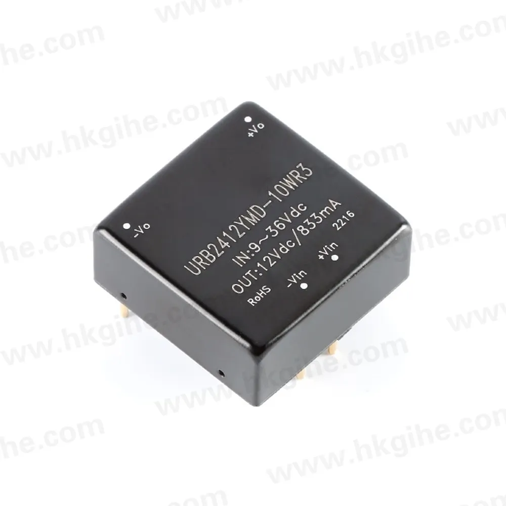 New design DC-DC Low Isolated Unregulated Power Supply Module 24V to 12V 10W SIP HLK-URB2412YMD-10WR3 bom