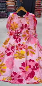 Vente en gros d'usine Maslin costume Anarkali Kurti pantalon afghan pour occasion spéciale d'exportation de l'Inde - Product Image 6