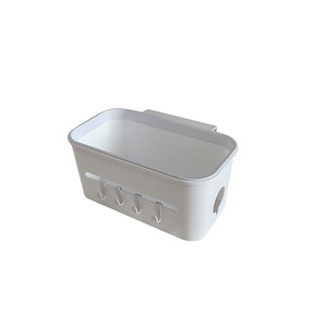 Cesta de almacenamiento colgante para cabecera de cama, rectangular, de material PP, tipo gancho, para ordenar y organizar el dormitorio - Product Image 3