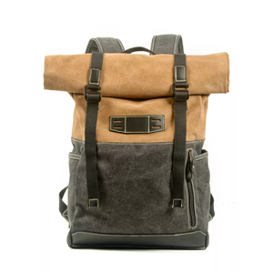 Vendita calda all'ingrosso impermeabile per esterni macchina fotografica da viaggio personalizzata da <span class=keywords><strong>uomo</strong></span> in <span class=keywords><strong>pelle</strong></span> per Laptop <span class=keywords><strong>zaino</strong></span> in tela - Product Image 5