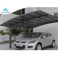 Carport stockage fabricant étanche Plegable électrique Auto toit plat Kit voiture Port aluminium Polycarbonate Carport auvent