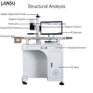 JPT M7 MOPA Raycus 20-60W Fiber Laser Marking Machine for Metal/<b>Plastic</b>/Stone with High-Contrast AI/DXF Support - Product Image 3
