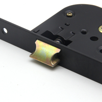 Corps de Serrure à Mortaiser Française en Fer Haute Qualité avec Entraxe de 40mm pour Poignée de Porte, Idéal pour Portes en Bois