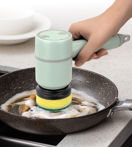 Yuyang Cepillo de limpieza eléctrico de dos cepillos Recargable por USB para cocina Baño Multifuncional <span class=keywords><strong>FISI</strong></span> 800mAh Limpiador de platos - Product Image 6