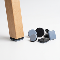 Coussinets de protection réutilisables en caoutchouc antidérapant pour la chaise, coussinets de protection pour le confort et la stabilité des meubles.