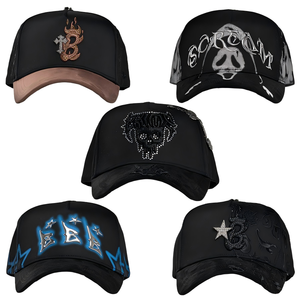 Fabricante de Artículos Originales Gorras de Hip Hop Casuales Retro con Letra <span class=keywords><strong>3D</strong></span> Bordada Gorras Personalizadas para Barba <span class=keywords><strong>Gorra</strong></span> de Béisbol G5 Sombrero de Barbas Ct - Product Image 2
