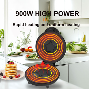 เตาไฟฟ้าแบบแผ่นร้อน 5 ช่อง พร้อมระบบทำความร้อนสองด้าน เคลือบสารกันติด PTFE สำหรับทำแพนเค้ก ไข่ พิซซ่า ใช้ในครัวเรือน - Product Image 3