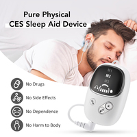 Appareil de thérapie par impulsions portatif rechargeable à clip d'oreille intelligent CES pour l'aide au sommeil