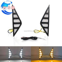 Feux de jour LED étanches 3 couleurs avec clignotant pour CHANGAN OSHAN X5 PLUS 2024-2025, éclairage de nuit