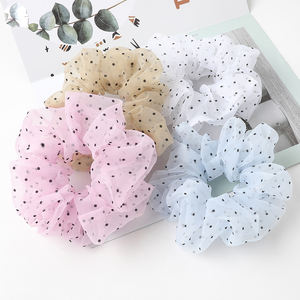 Cinta de Organza gigante para el pelo, gomas para el pelo xxl en negro y azul, Envío Gratis - Product Image 4