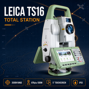 Station totale <span class=keywords><strong>Leica</strong></span> <span class=keywords><strong>TS16</strong></span> automatique de haute qualité, indice IP55, grossissement 30x, mesure plus rapide, Fujian - Product Image 1