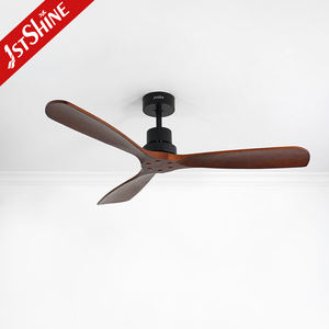 1stshine ventilateur de plafond 220V usine bois massif haut débit d'air 52 pouces ventilateur de plafond avec té<span class=keywords><strong>l</strong></span>écommande - Product Image 1