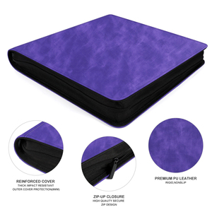 24-Giờ Vận Chuyển PU Da <span class=keywords><strong>Toploader</strong></span> Chất Kết Dính Album 12 Cao Cấp Túi Cho Trò Chơi Thẻ Thẻ Cho Quà Tặng In Ấn - Product Image 5