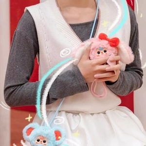 Lanière de téléphone originale Baby Three, boîte mystère en peluche, poupée animale, décoration de sac, pendentif, décoration de bureau - Product Image 4