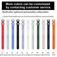 Forwelleny Bracelet de sport en silicone pour montre connectée, idéal pour la course en extérieur, compatible Google Fitbit Air