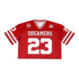 Camiseta corta de fútbol americano de la mejor calidad al por mayor con 23 Christian McCaffrey Brock Purdy NICK BOSA GEORGE KITTLE - Product Image 5