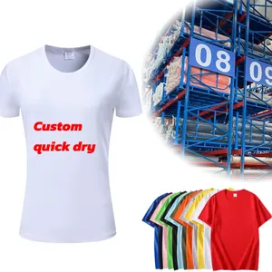 Vente en gros t-shirt blanc pour hommes de diverses couleurs pour l'impression par sublimation t-shirt personnalisé par sublimation