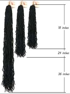 Vente en gros et dropshipping : Faux Locs Papillon Gingembre 18-30 pouces, Locs Souples Ombré Blond 24 pouces lisses, Locs au crochet 36 pouces – Prêts à l'expédition - Product Image 5