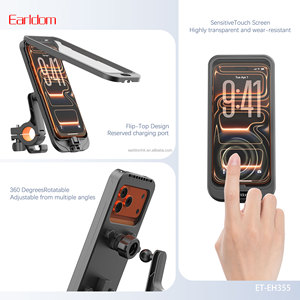 Soporte para Teléfono Impermeable para Bicicleta Earldom 360 Grados, Pantalla Táctil Sensible, Visión Clara de la Pantalla para Ciclistas - Product Image 2
