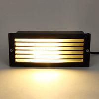 Lampes LED encastrées pour marches, extérieur, ampoule E27 ou source lumineuse LED SMD, éclairage de passage, grille de protection YY-QJL011