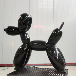 Scultura in acciaio inossidabile progettata su misura con installazione artistica colorata: una festa visiva di <span class=keywords><strong>cani</strong></span> palloncini creativi - Product Image 6