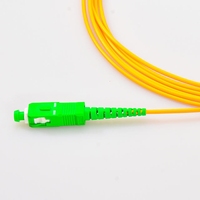 Kabel Patchcord Simplex Single Mode 9/125um Jumper SC-LC 2.0mm 3.0mm G652D G657A PVC/LSZH Kuning 3M