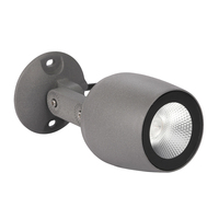 Lumière de jardin extérieure en aluminium LED IP65 étanche avec RGB/blanc chaud et gradation, alimentée par courant continu/alternatif