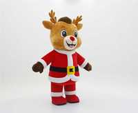 Noël Animal géant gonflable cerf gonfler Animal mascotte Costumes pour adultes Cosplay porter 2m/2.6m cerf vêtements gonflables
