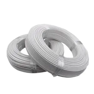 Heat Resistant Cable High Temperature Mica Wrapped Fiberglass Braided Wire