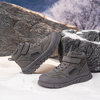 Chaussures d'hiver pour garçons et filles Cema, bottes de neige épaisses et chaudes, résistantes au froid, en coton, chaussures de sport d'hiver