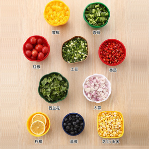 Ensemble de boîtes de rangement pour légumes et fruits, couvercle rond à clipser, récipient hermétique pour l'ail, l'oignon et le citron - Product Image 2
