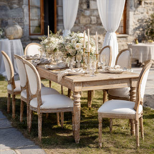 طاولة خشبية خارجية عالية الجودة، طاولة طعام خشبية مخصصة، أثاث طاولة - Product Image 1