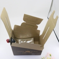 Bolsa Retráctil Personalizable y Reciclable con Impresión en Huecograbado, Caja de Embalaje con Boquilla para Dispensar Líquidos, Champán, Vino, Jugo, Vodka, Tequila