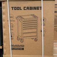 Chariot d'atelier portable robuste à 7 tiroirs avec outils inclus