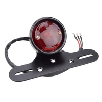 Ampoule de feu arrière de frein GOOFIT pour moto Harley Chopper Bobber Custom 12V Cafe Racer, clignotants et feux de freinage