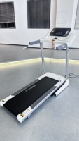 Tapis roulant électrique pliable portable Toptons, nouveau design, avec test de fréquence cardiaque sans fil, utilisation à domicile, plage de vitesse de 0,8 à 12 km/h
