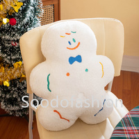 Poupée guirlande de Noël personnalisée la plus récente Coussin de canapé de salon Oreiller de coin de lit Oreillers en jouet